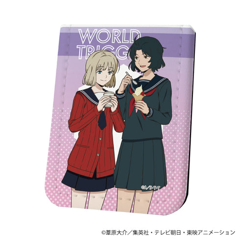 『ワールドトリガー』レザーフセンブック 37/那須玲&熊谷友子 学生服ver.(描き下ろし)